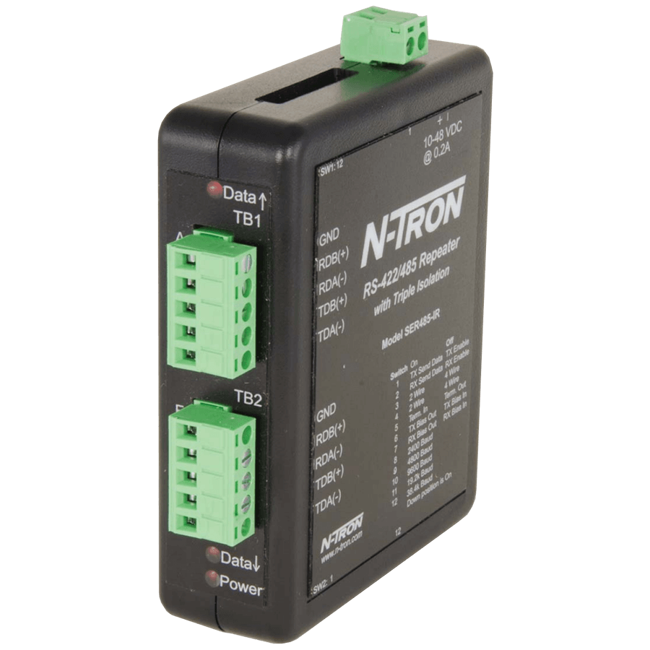 Red Lion Industrial Isolated Converter, SER-485-IR